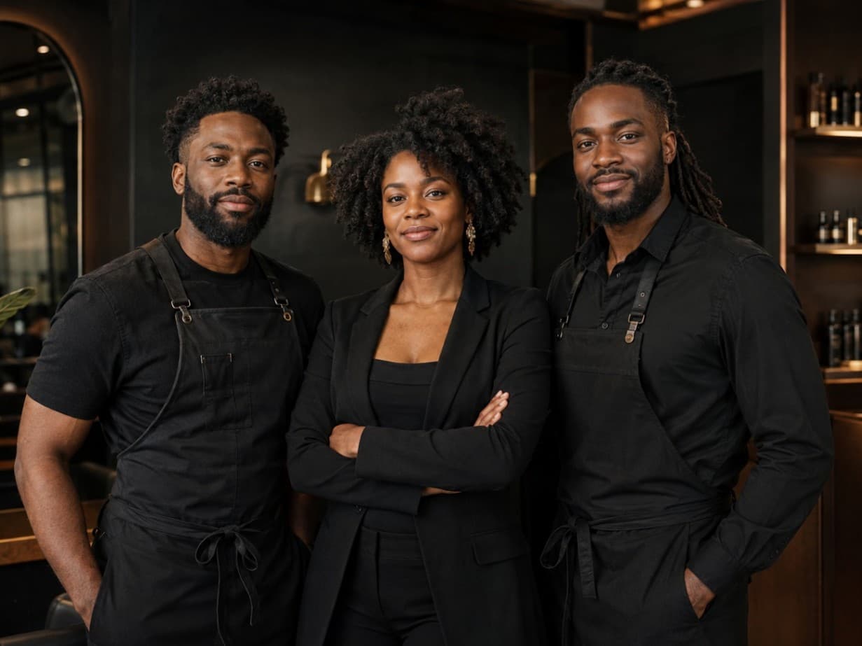 L’équipe Maison Naya réunie dans le salon